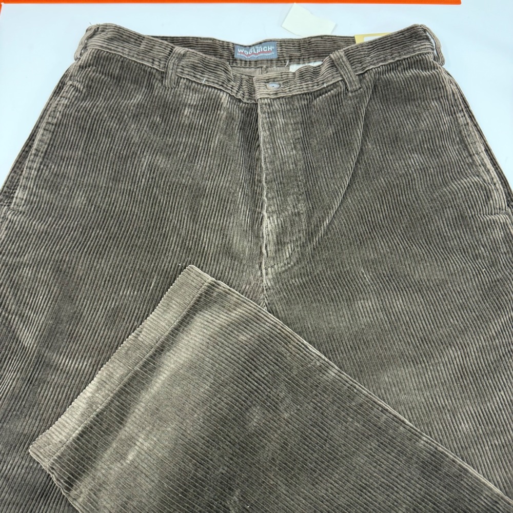 Woolrich Westvaly Cord PT Mens 34x32 Dark Loden Brown Cotton‎ Corduroy Pants NEW